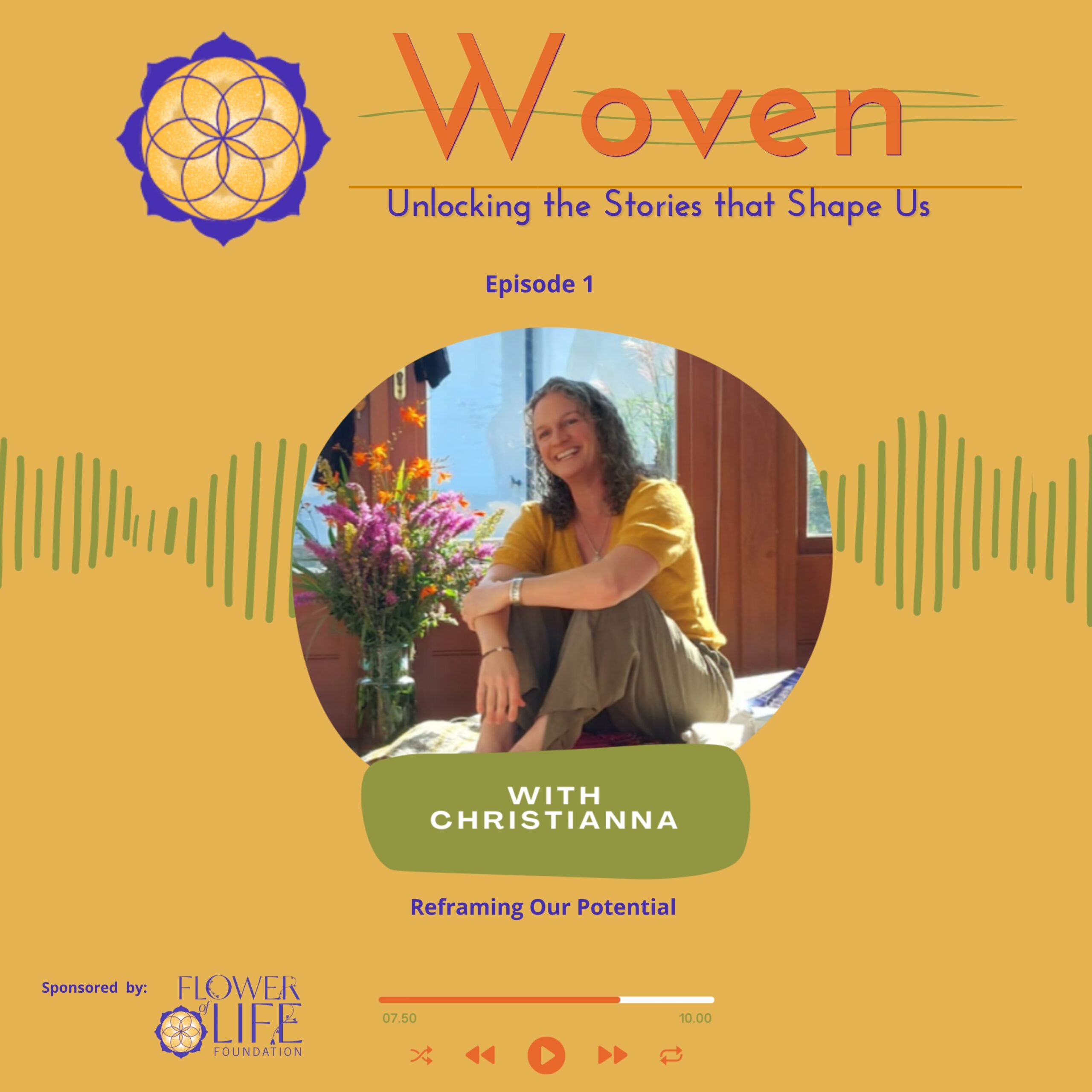 Pebbles forming sacred geometry shapes on sand.